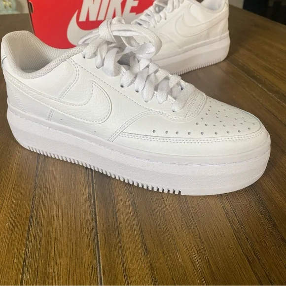 Nike Court Vision Alta LTR white sneakers - Picture 9 of 9